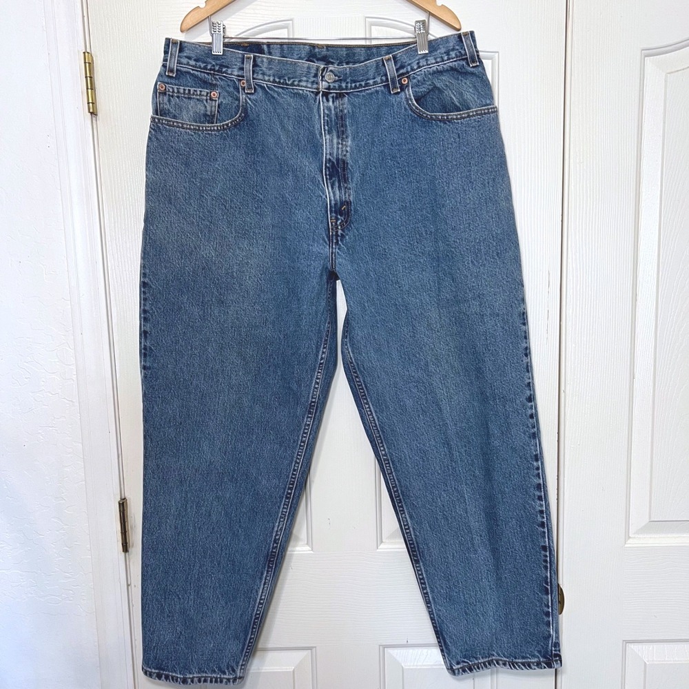 Vintage Levis‎ 560 Baggy Tapered Leg Jeans Blue Denim Mens 42x30 Y2K 2002